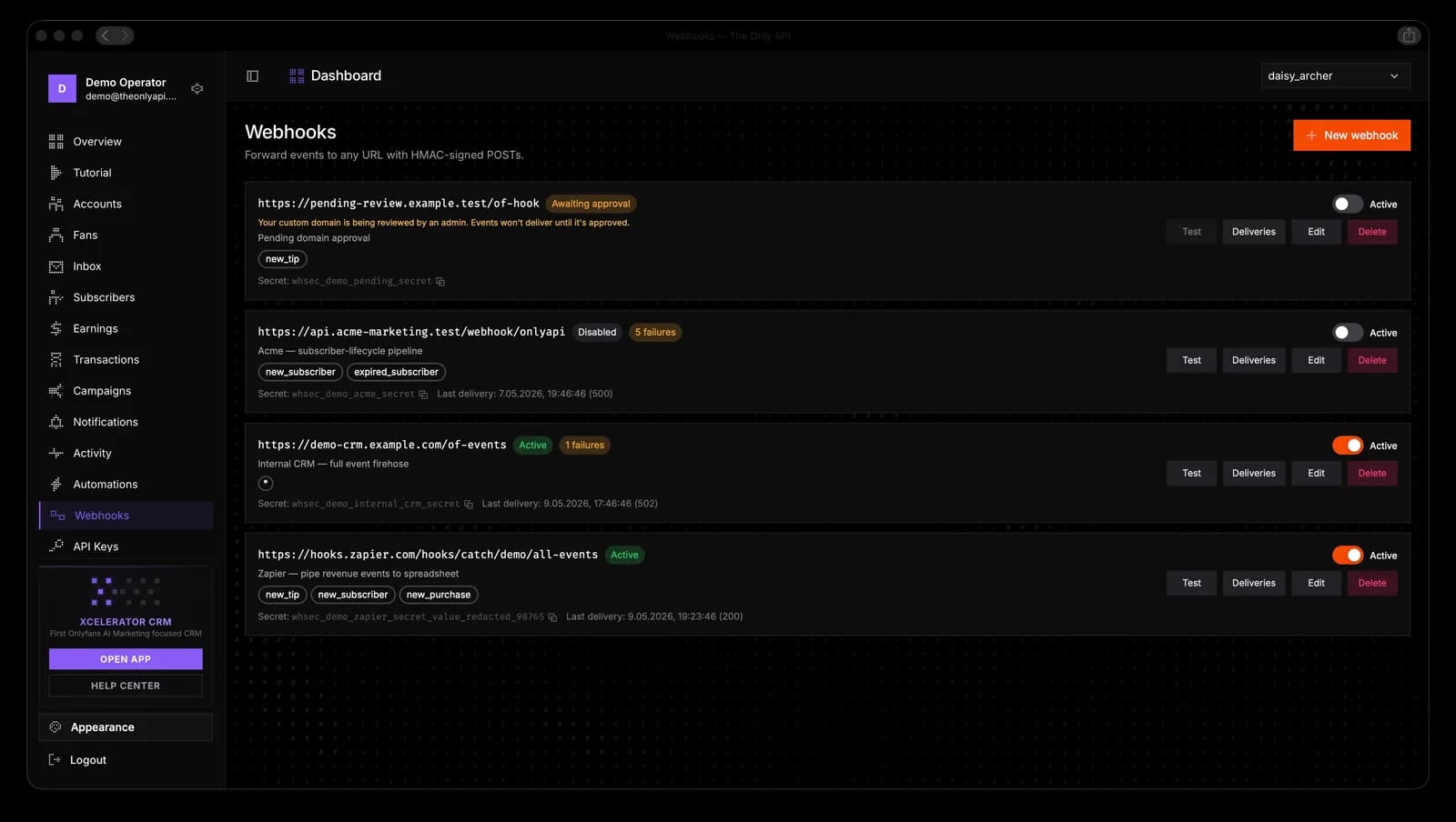 Webhooks